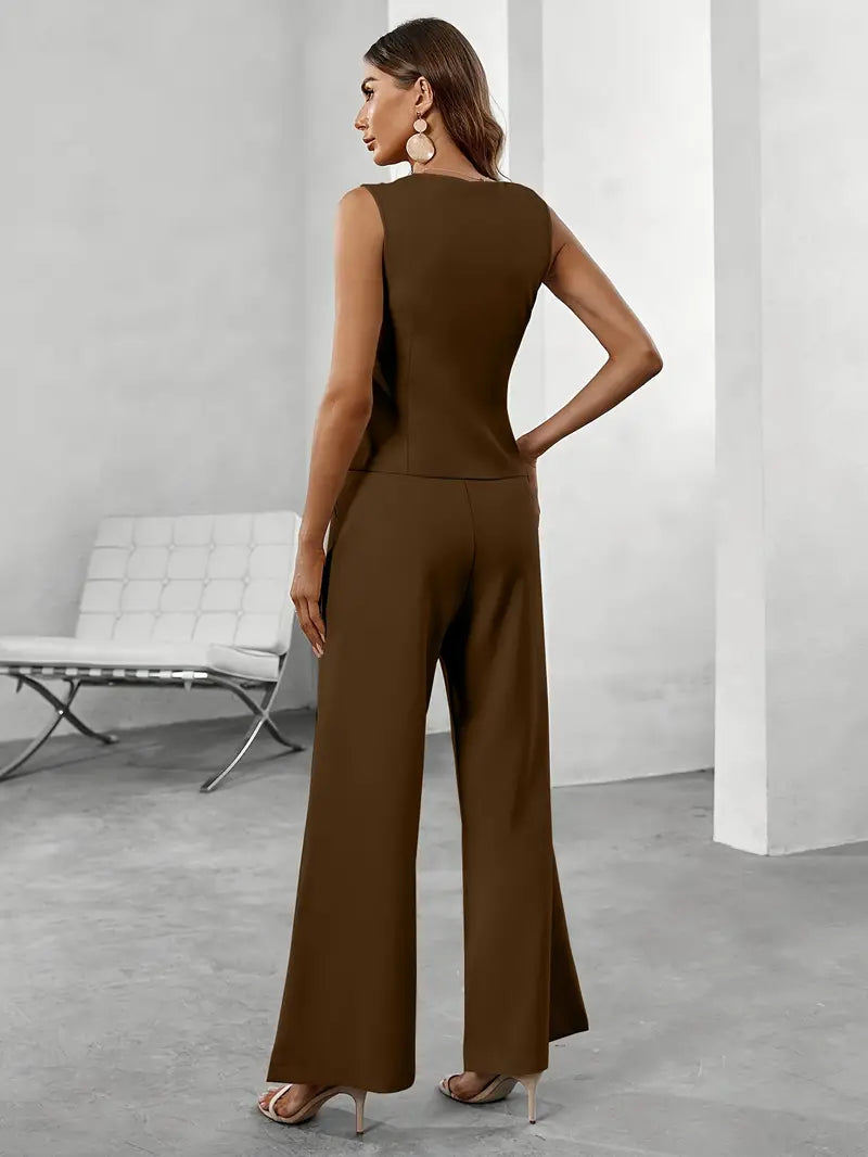 Women Chic Two-Piece Suit | Ella