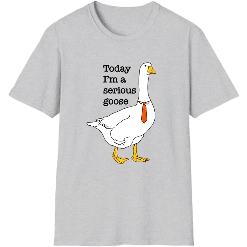 Variant image for Men's T-Shirt White Cotton | Goose Humor-4