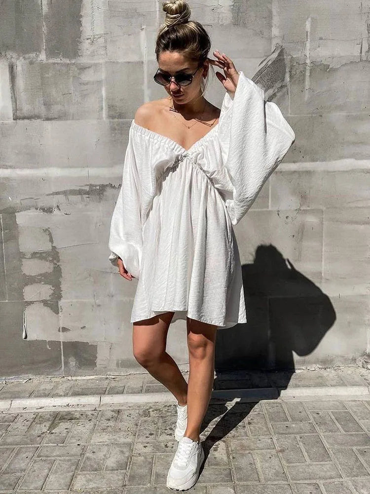 Women Summer Long Sleeve Dress | Sadie
