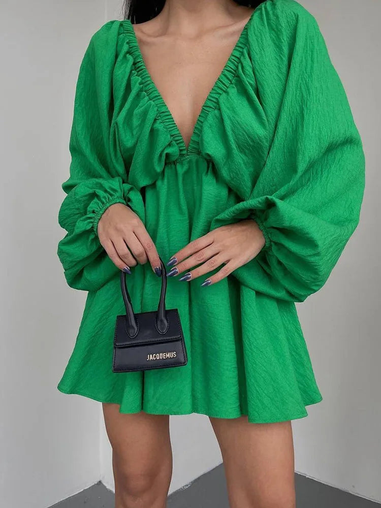 Women Summer Long Sleeve Dress | Sadie