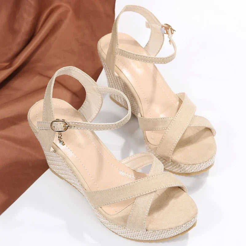 Women Chic Espadrille Wedge Sandals | Alexandra