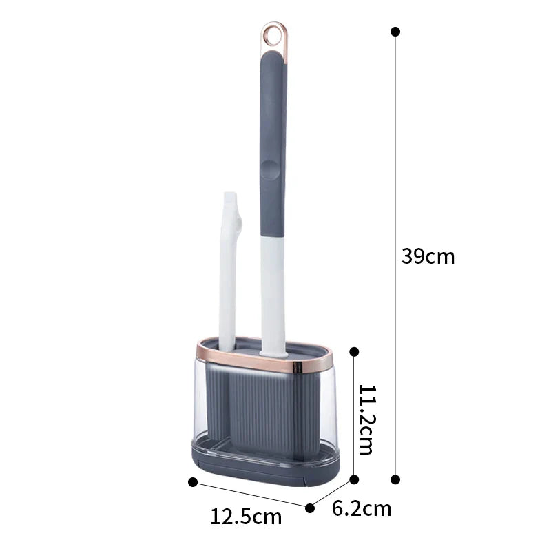 Variant image for Toilet Brush Set Silicone with Holder | CleanEase-2