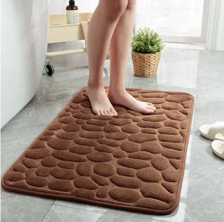 Variant image for Non-Slip Bath Mat White Coral Fleece | Comfort-7