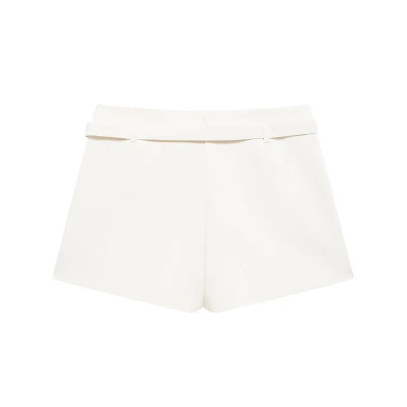 Women High-Waisted Pleated Skort | Dolores