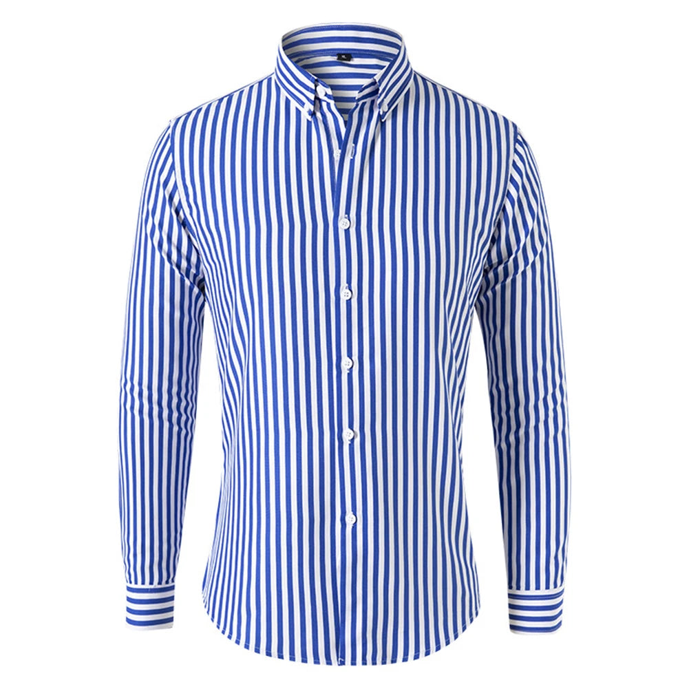 Striped Long Sleeve Shirt for Men | Ethan