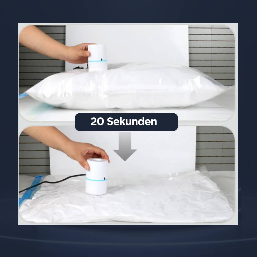 Vacuum Storage Bags Set for Clothes with Electric Pump | Space Saver Solution 5