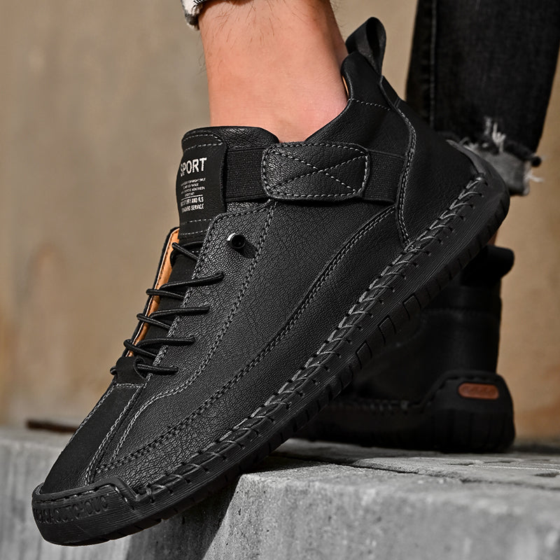 Men's Classic Shoes Black Leather | Jack-5