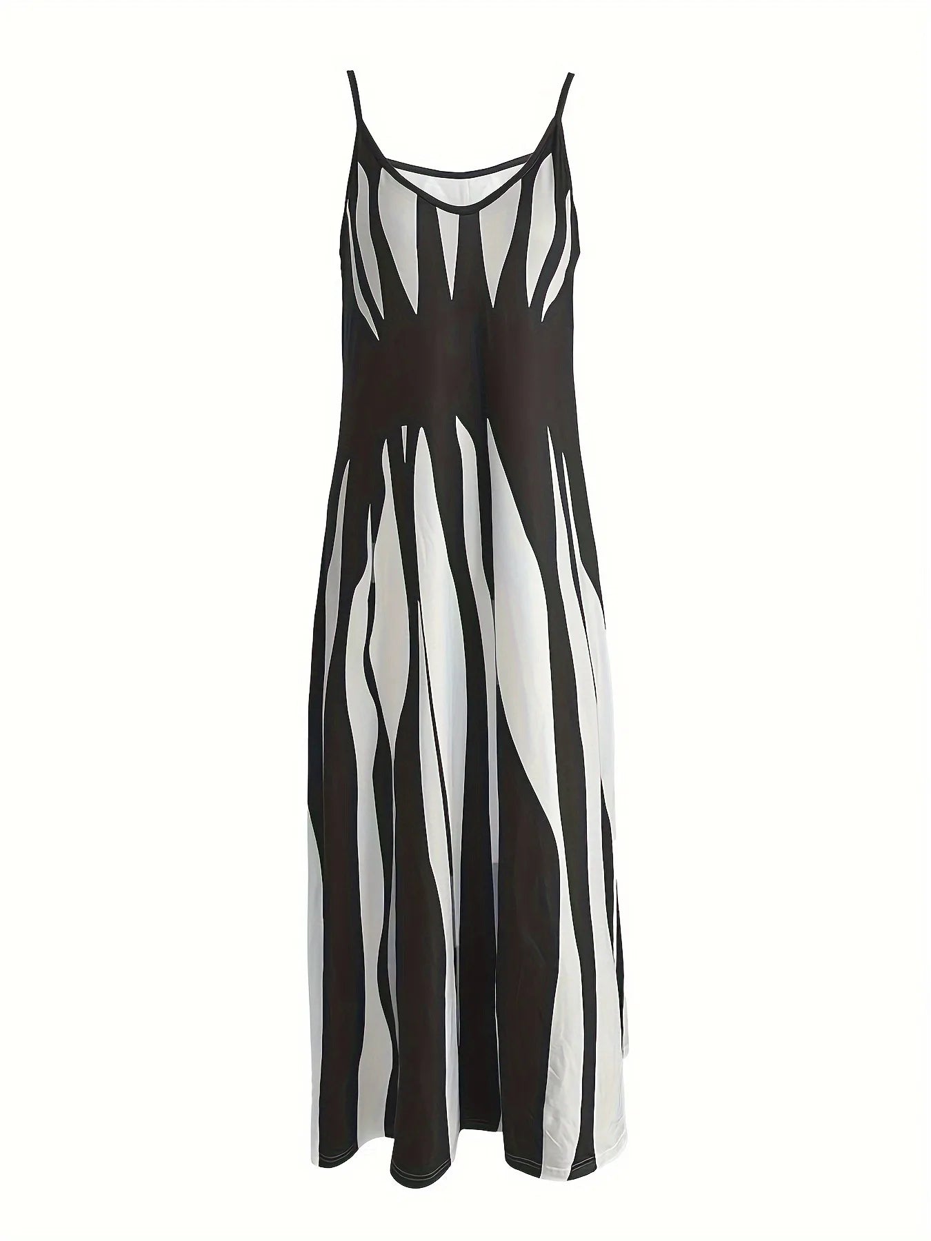 Women Striped Maxi Dress | Mariana