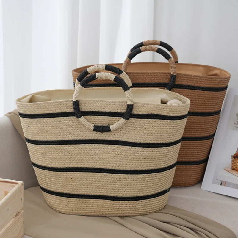 Women Handcrafted Straw Tote Bag | Elara