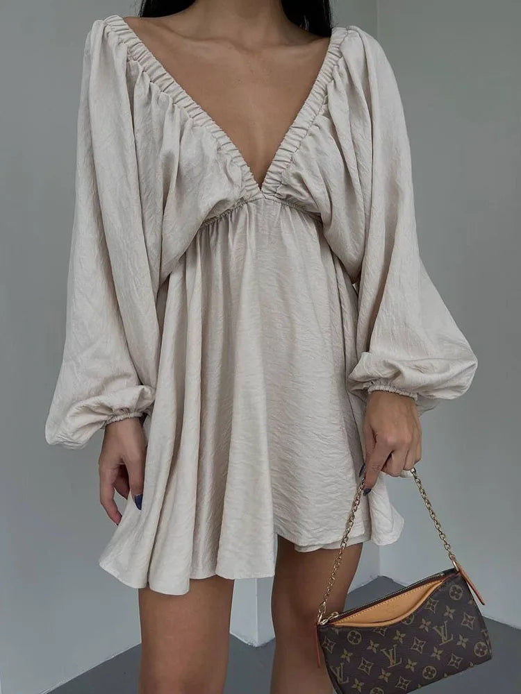 Women Summer Long Sleeve Dress | Sadie