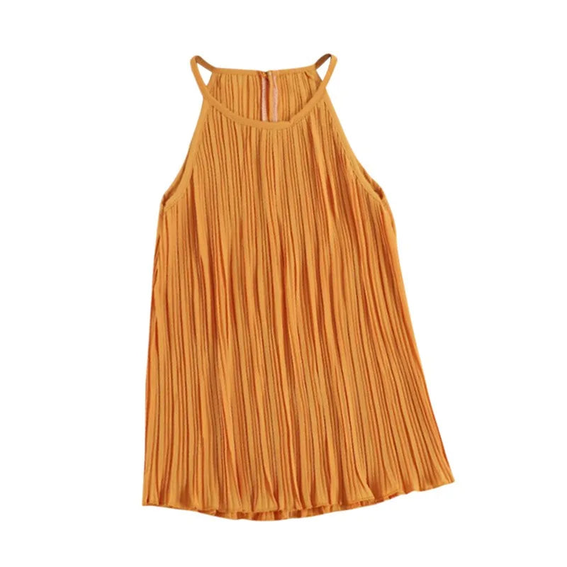 Women Tank Top Amber Chiffon | Summer Chic-1