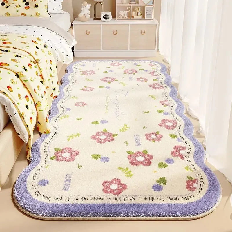 Home Rectangle Rug Floral Cashmere | Elegant Touch 6