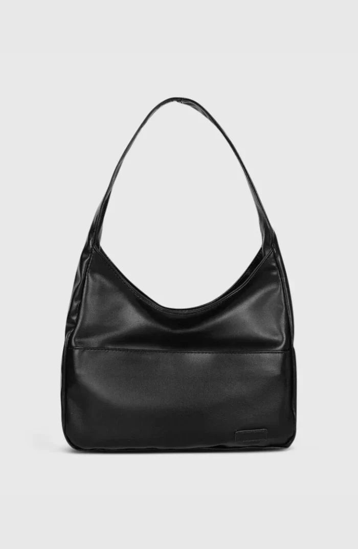 Sleek Faux Leather Shoulder Bag | Trista