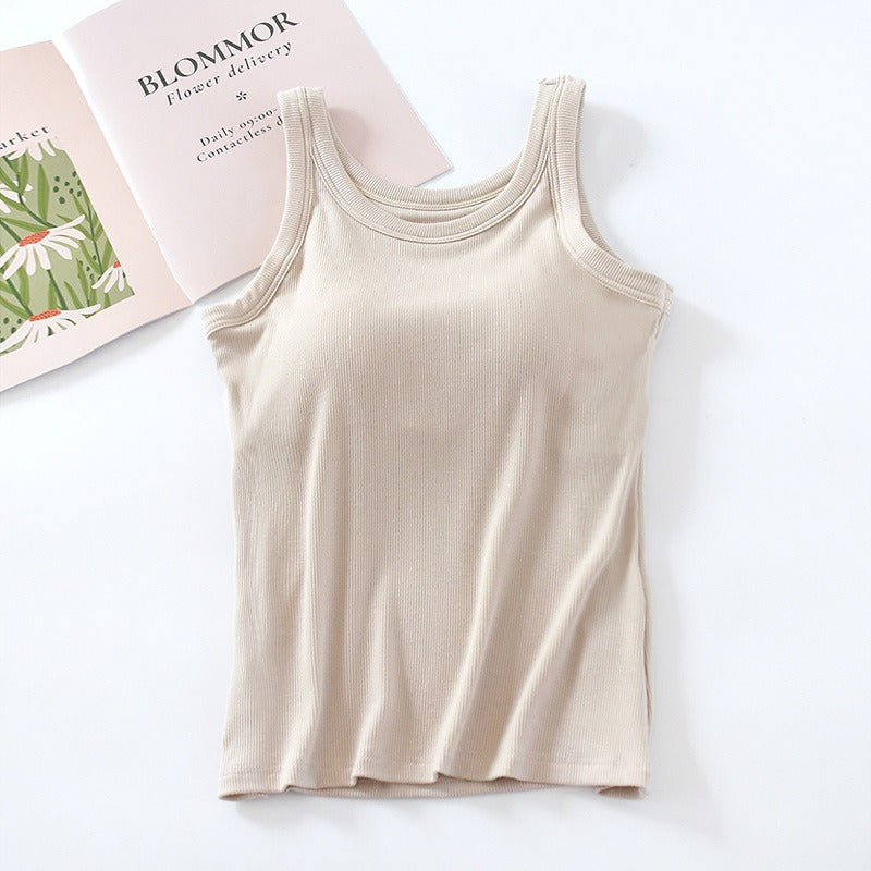 Women Basic Ribbed Tank Top | Cherry