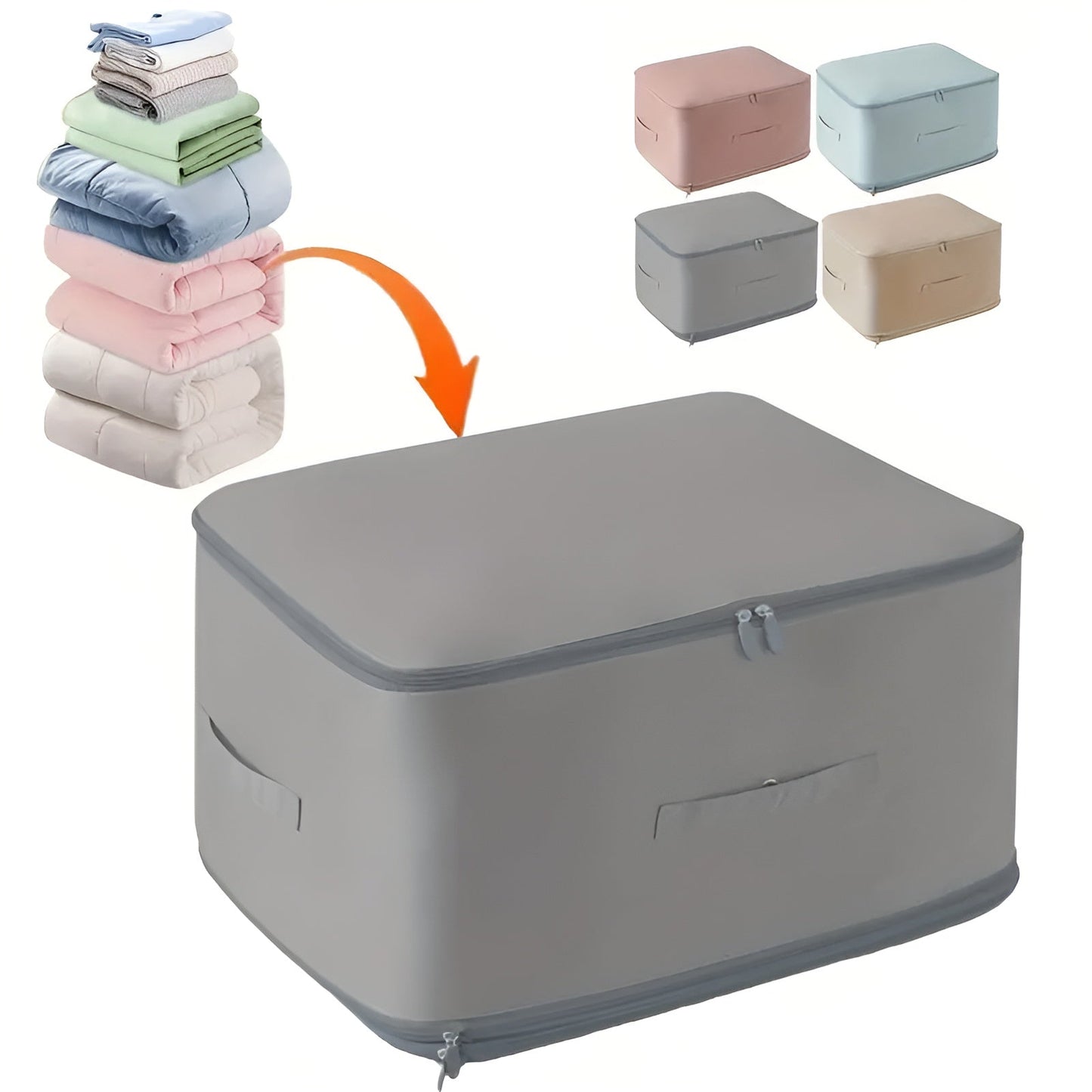 Space-Saving Compression Storage Bags for Clothes and Bedding – Airtight, Durable, Transparent Design 10