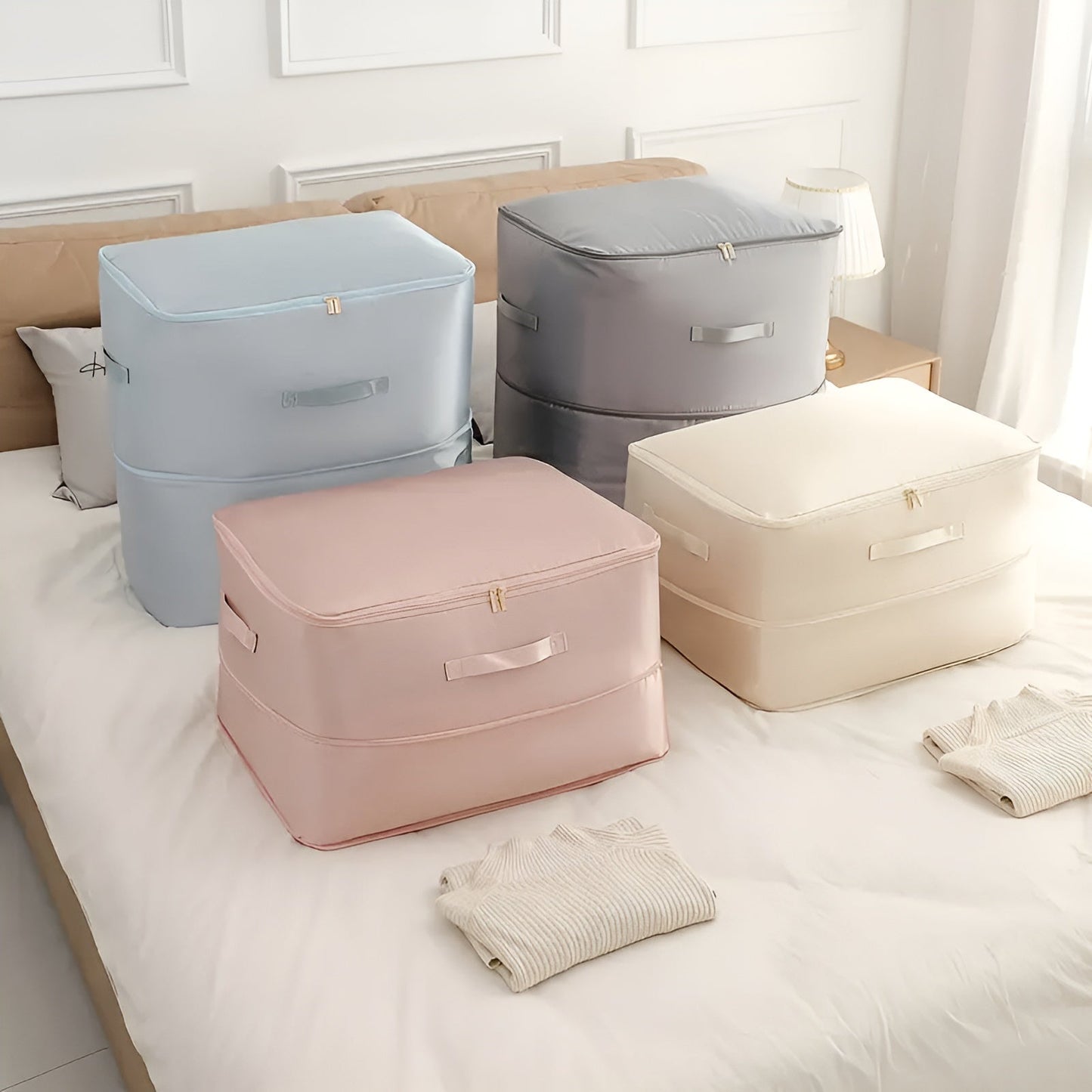 Space-Saving Compression Storage Bags for Clothes and Bedding – Airtight, Durable, Transparent Design 4