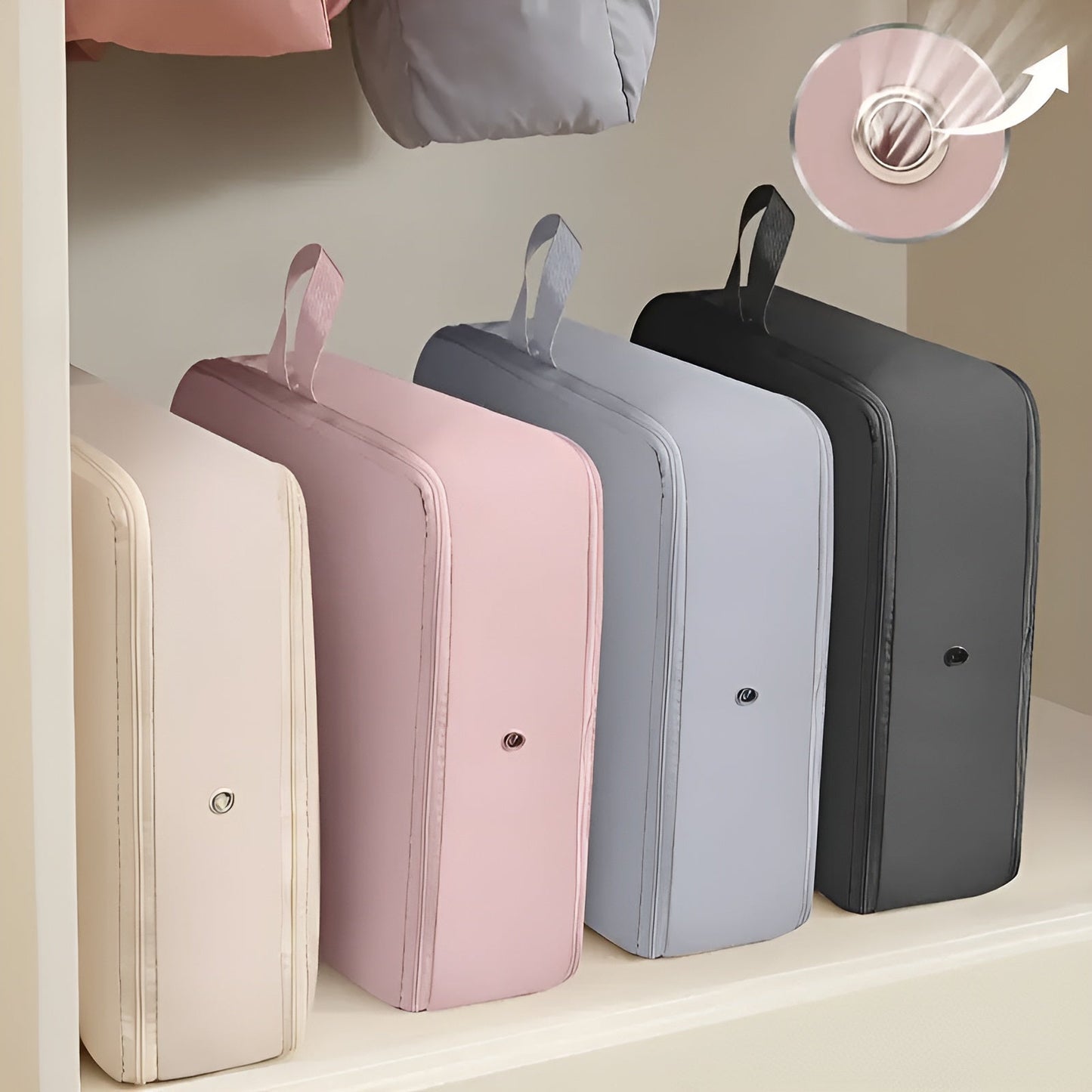 Space-Saving Compression Storage Bags for Clothes and Bedding – Airtight, Durable, Transparent Design 5