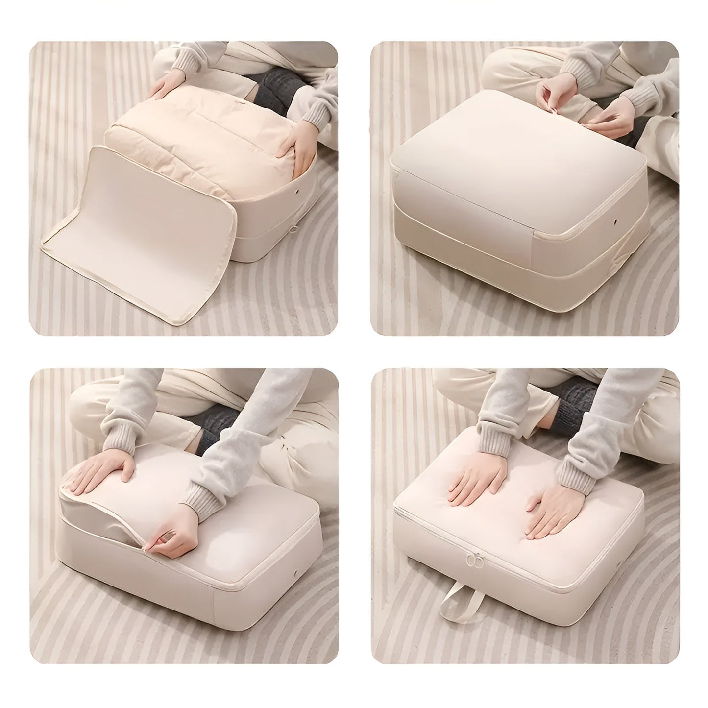 Space-Saving Compression Storage Bags for Clothes and Bedding – Airtight, Durable, Transparent Design 6