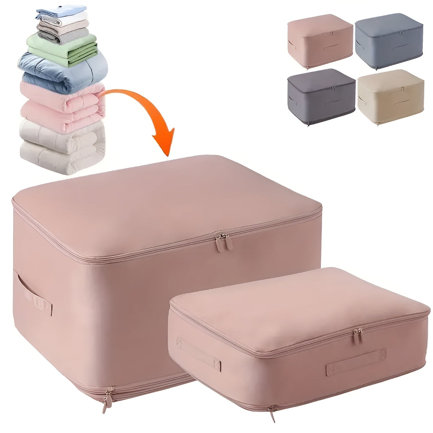 Space-Saving Compression Storage Bags for Clothes and Bedding – Airtight, Durable, Transparent Design 8