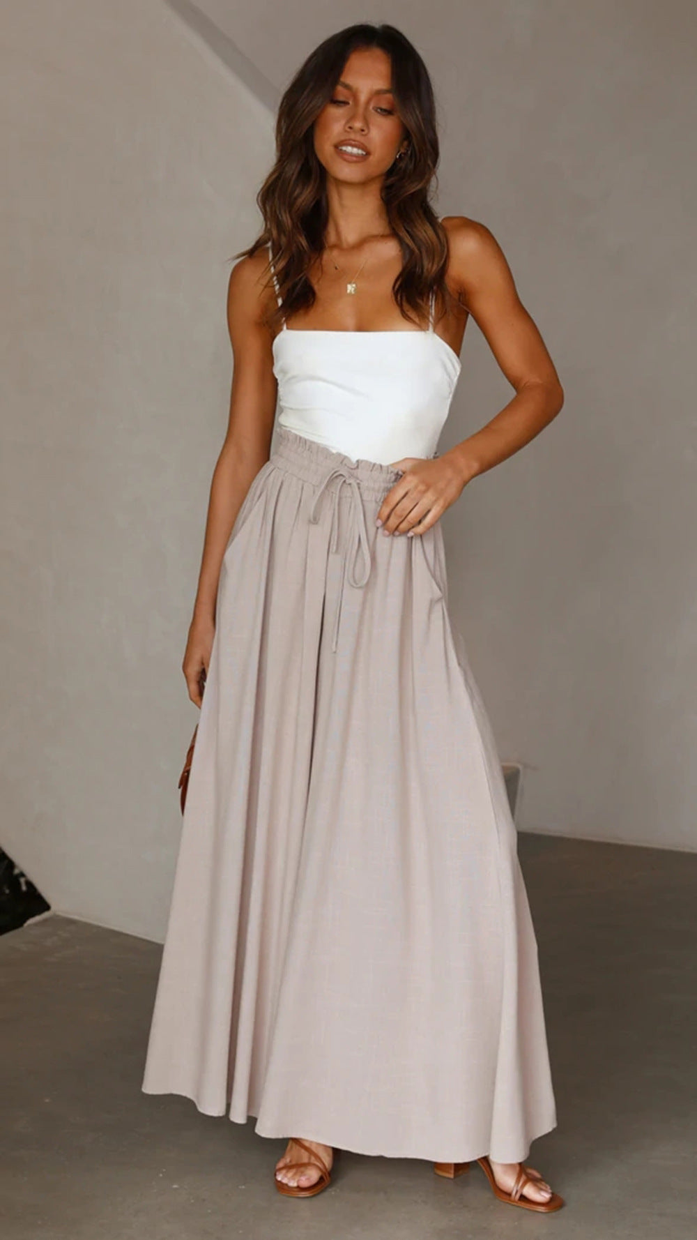 Women Wide-Leg Drawstring Pants | Sorrell
