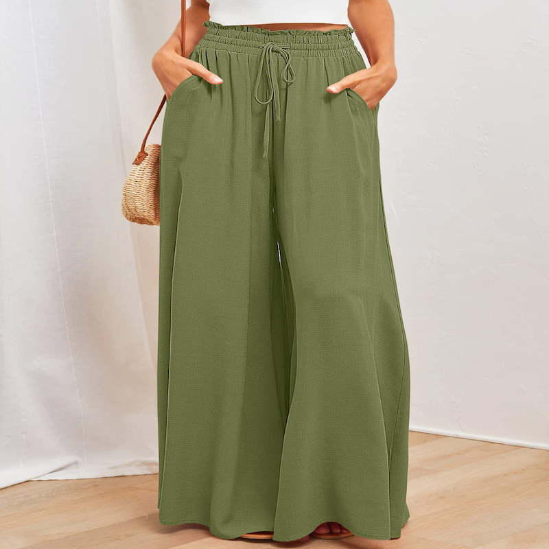 Women Wide-Leg Drawstring Pants | Sorrell