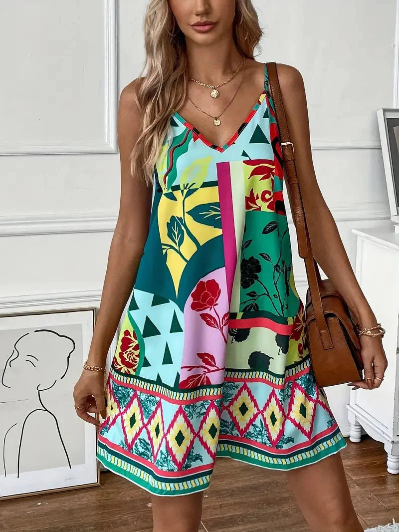Women V-Neck Dress Summer | Oriana