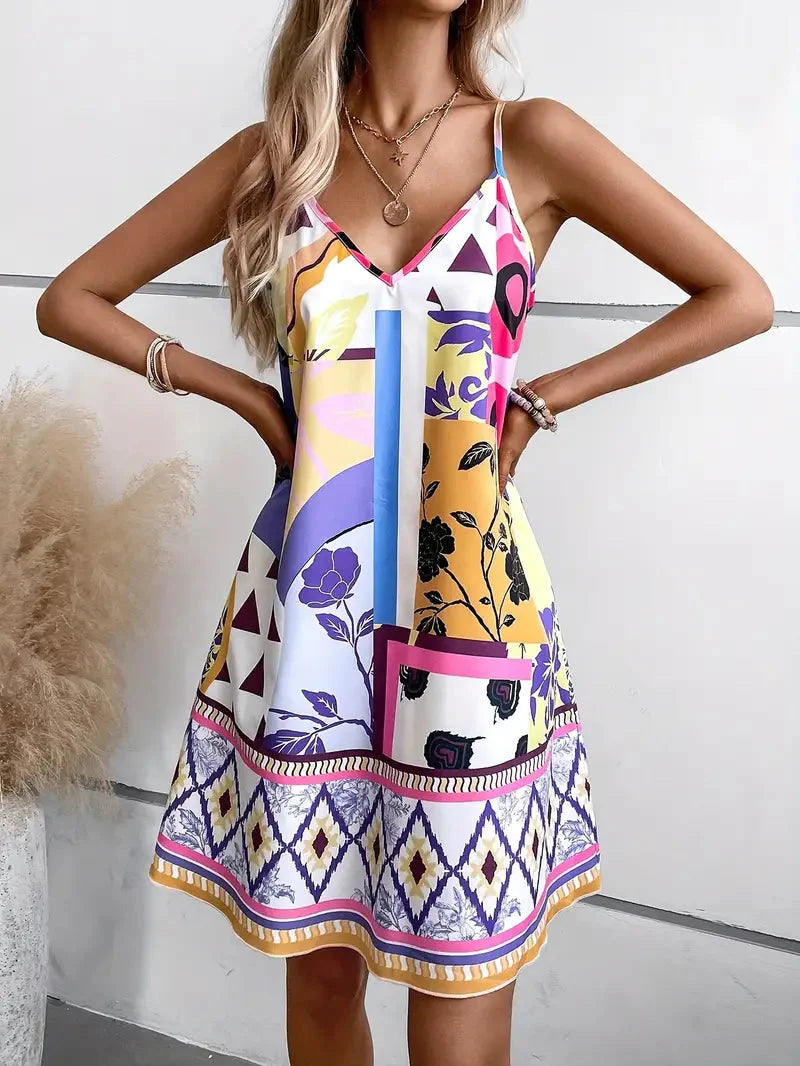 Women V-Neck Dress Summer | Oriana