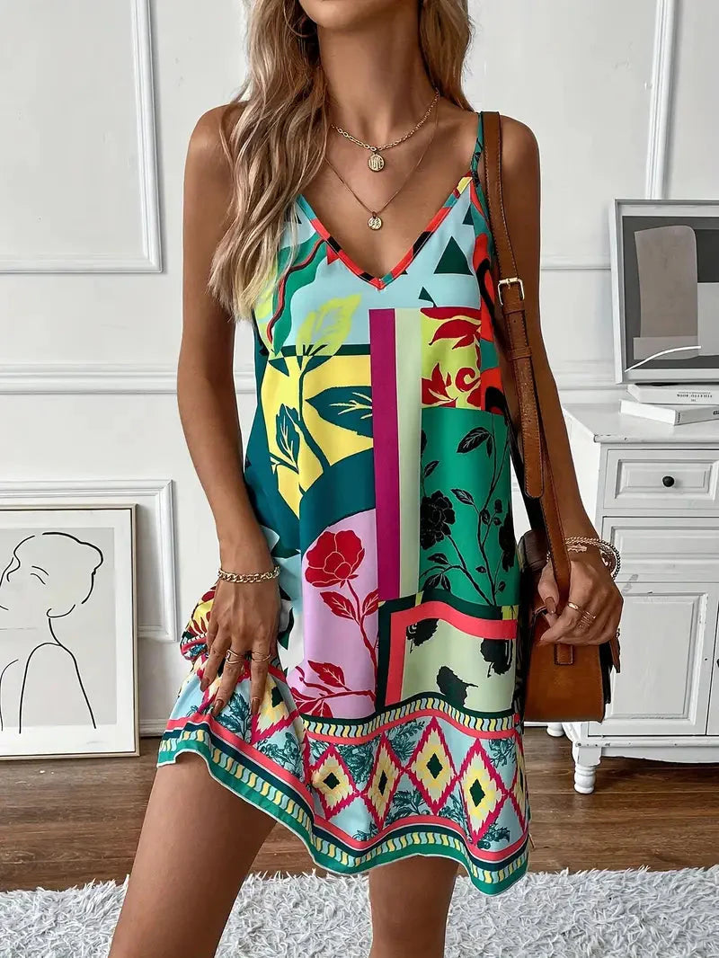 Women V-Neck Dress Summer | Oriana