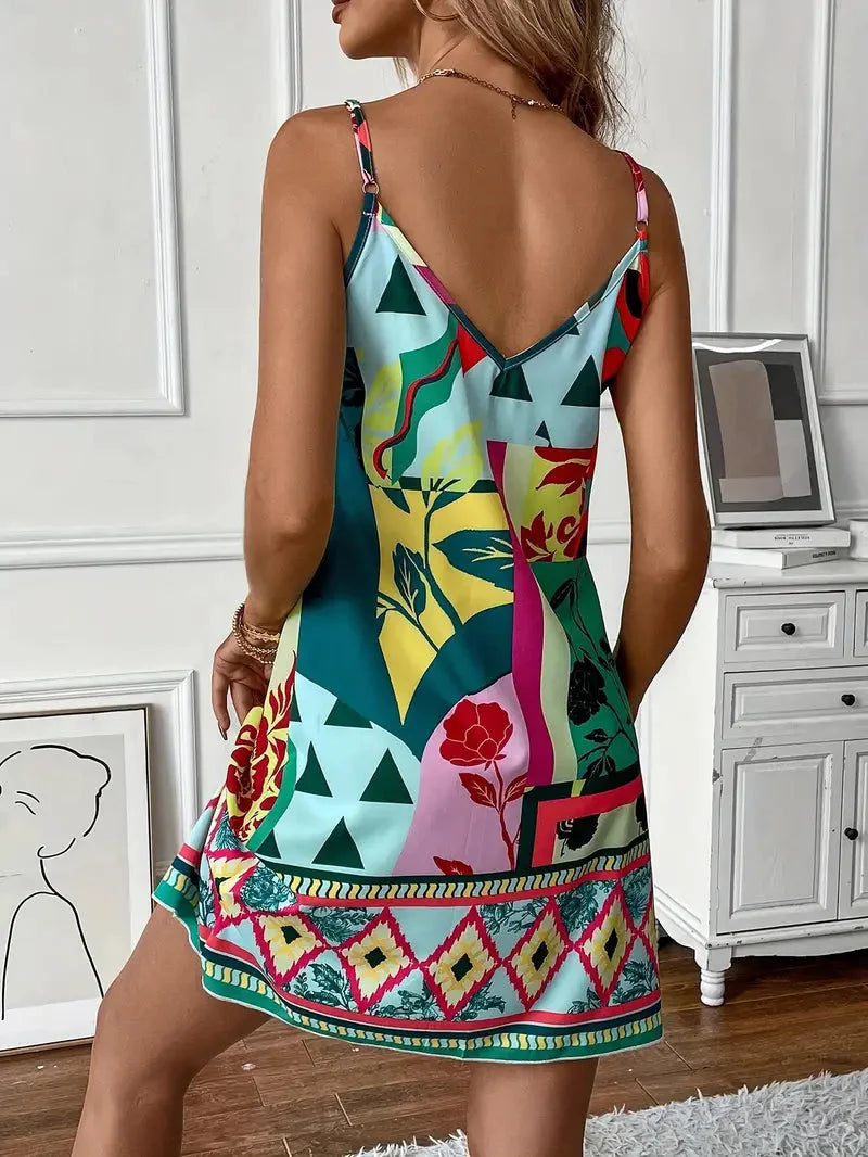 Women V-Neck Dress Summer | Oriana