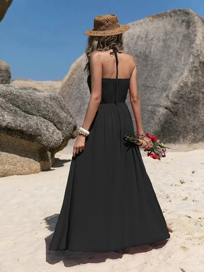 Women Maxi Halter Dress | Malina