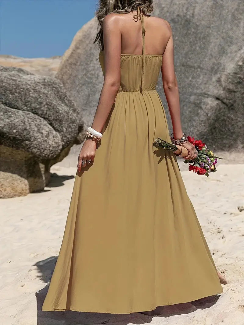 Women Maxi Halter Dress | Malina