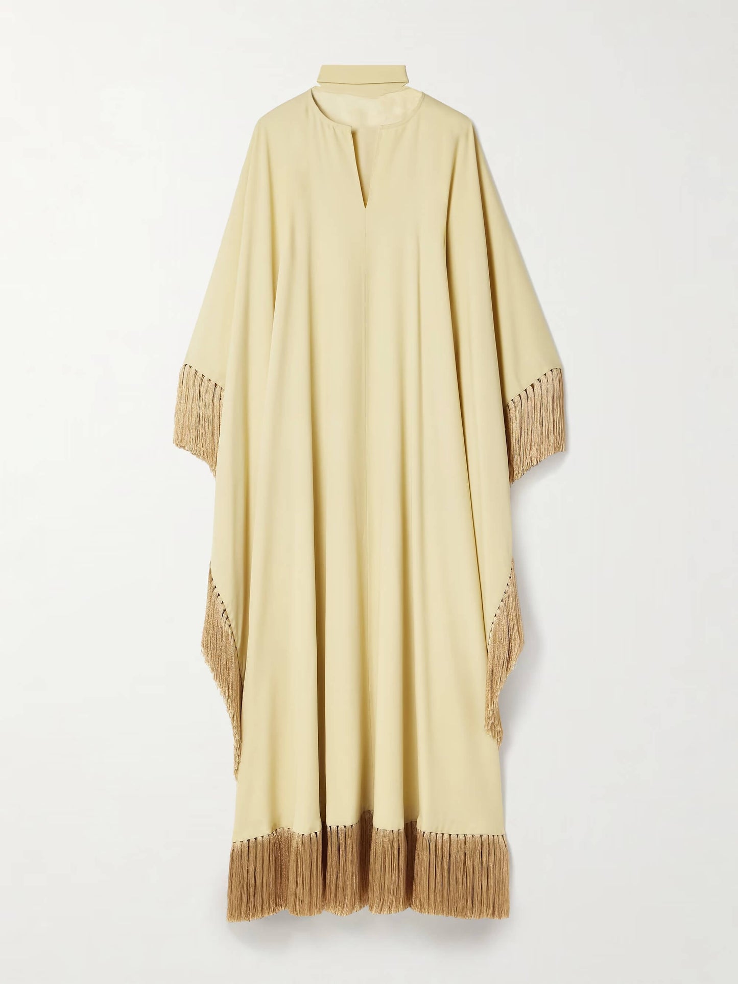 Women Kaftan Yellow Crepe | Diana-3