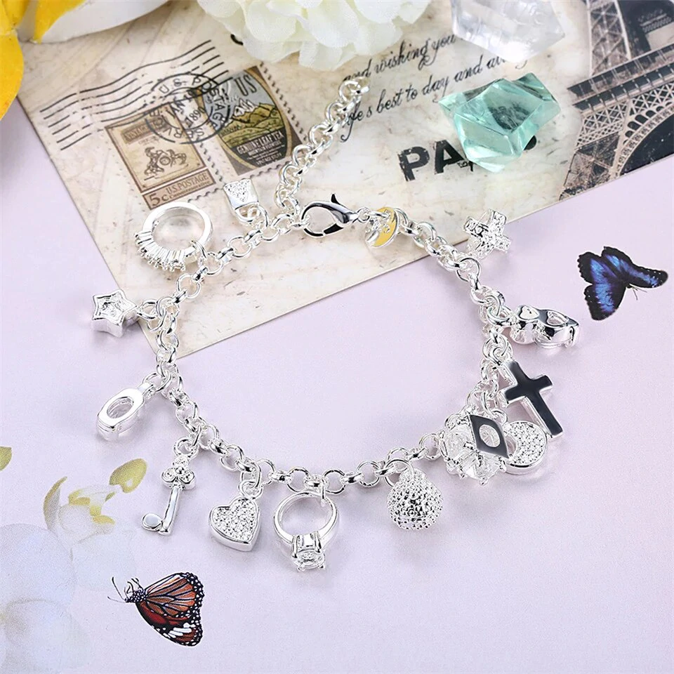 Women Silver Bracelet for Women | Elegant Charm Design-3