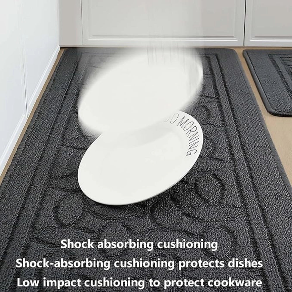 Unisex Doormat Navy Blue Microfiber | ComfortMat 6