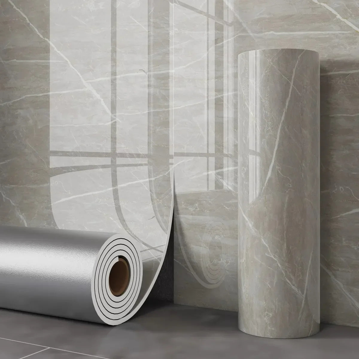 Thick Foam Marble Removable Wallpaper – Waterproof Self-Adhesive Wall Decor for Bedroom and Living Areas 12