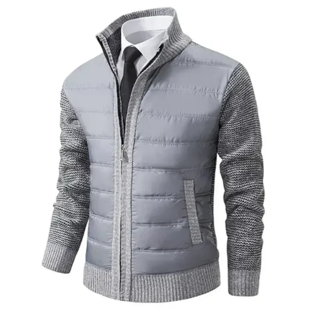 Men Quilted Knit Hybrid Jacket | Zoren