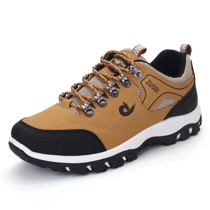Men Walking Shoe Black Ergonomic | Comfort Step-2