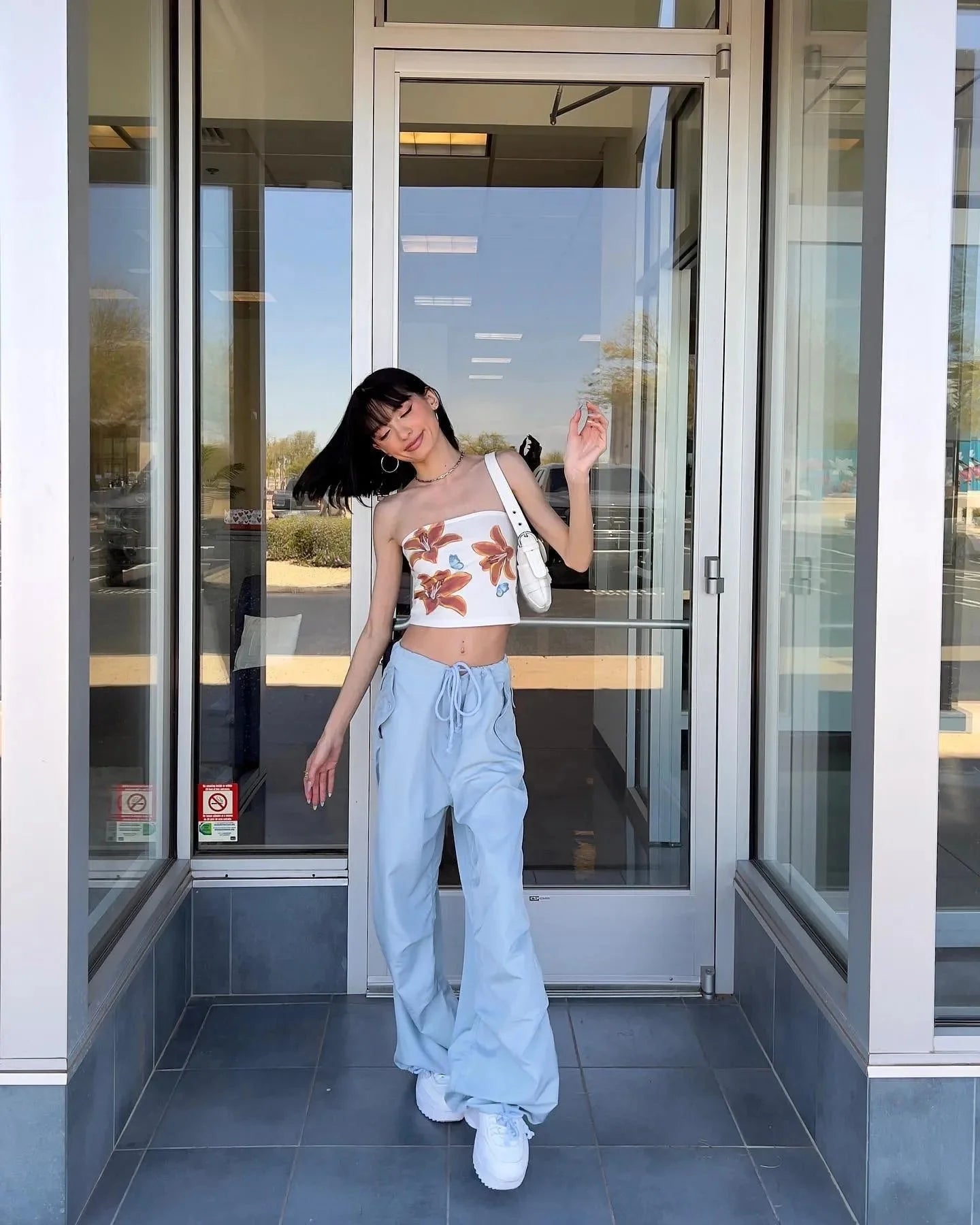 Women Floral Strapless Top | Sophia