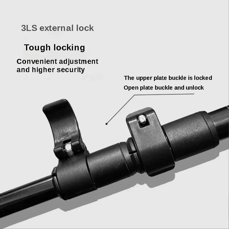 Ultralight Adjustable Collapsible Hiking Poles with Anti-Shock System – Telescopic Walking Sticks for Outdoor Adventures 3