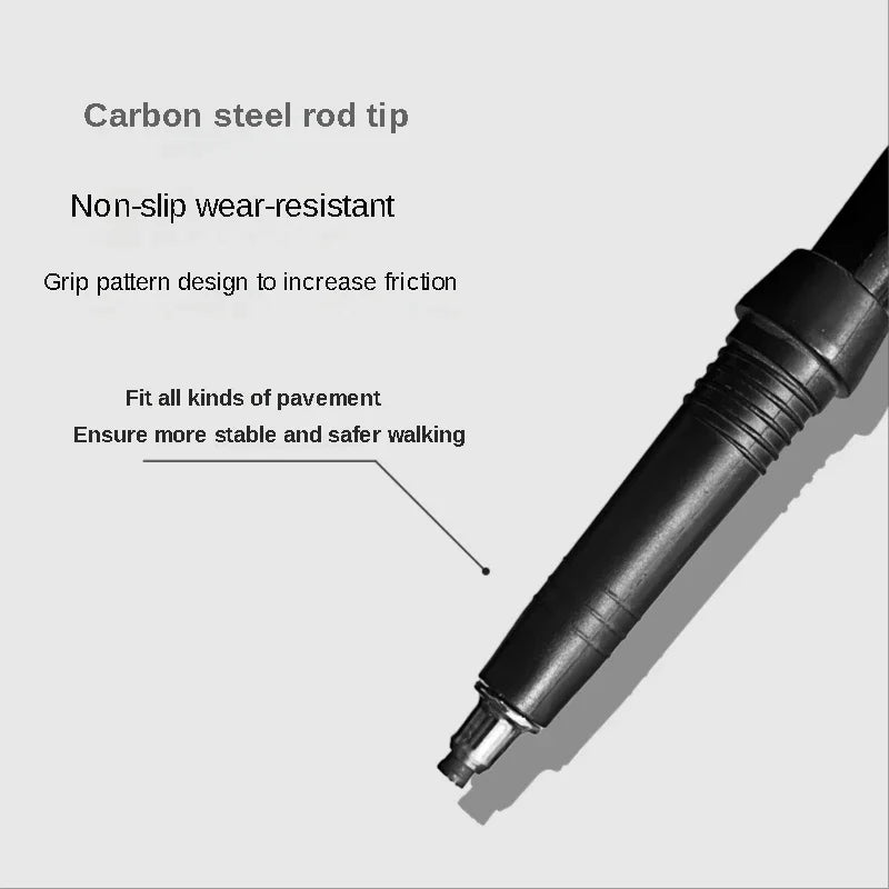 Ultralight Adjustable Collapsible Hiking Poles with Anti-Shock System – Telescopic Walking Sticks for Outdoor Adventures 4