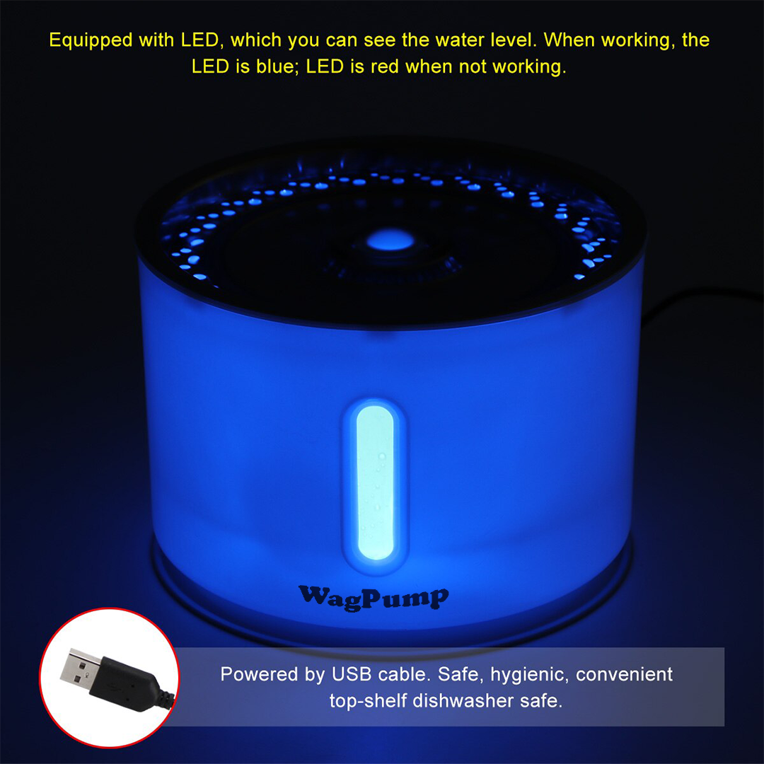 Pet Water Fountain Automatic Large Eco-Friendly | WagPump-4
