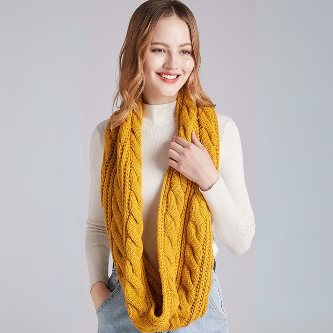 Eva - Soft Ribbed Scarf - Perfect for Cold Weather