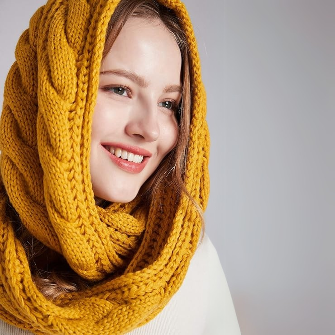 Eva - Soft Ribbed Scarf - Perfect for Cold Weather