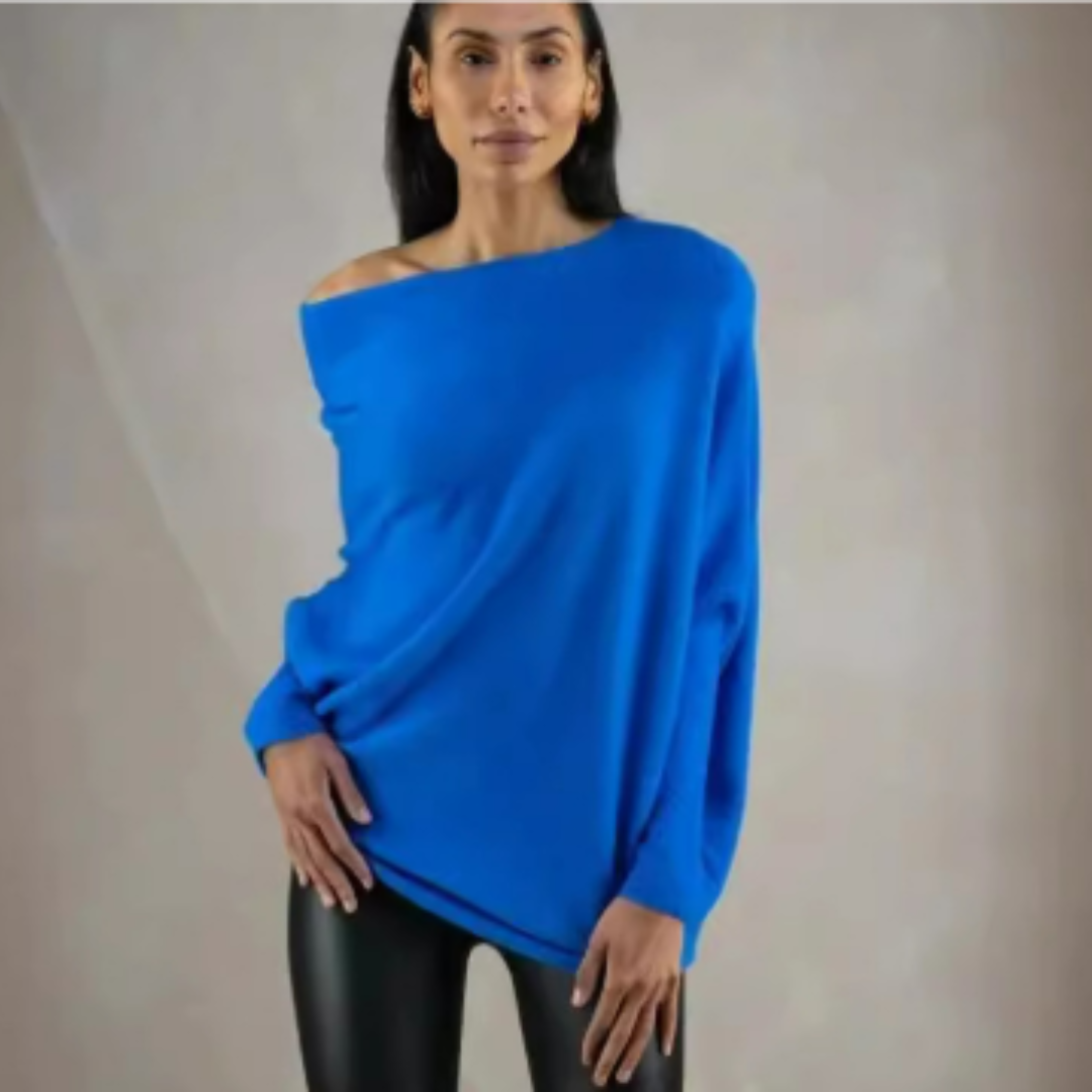 Women Off-Shoulder Knit Sweater | Luna