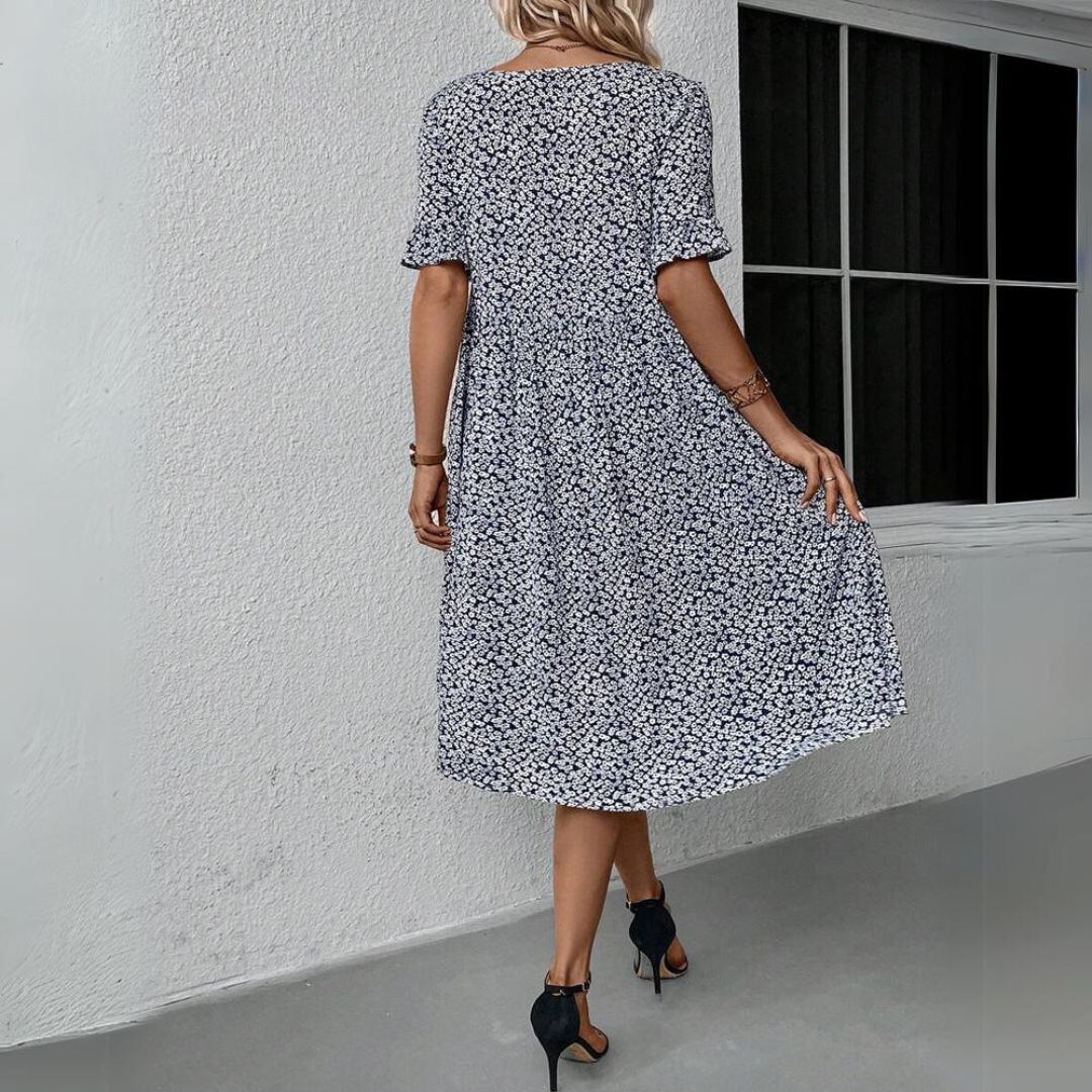 Women Polka Dot Dress Cotton | Tinsley-6
