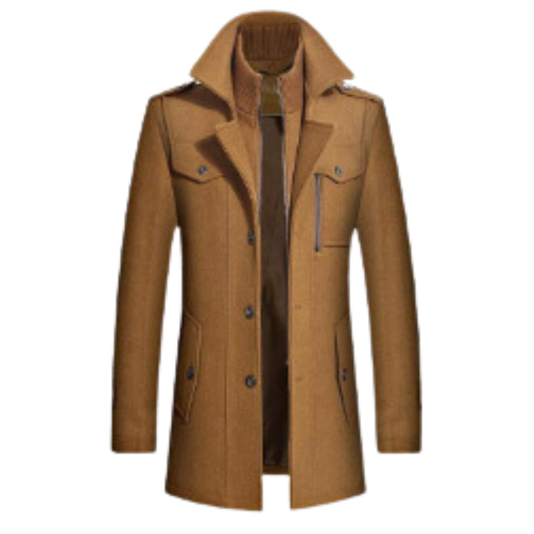 Chito - Formal Button-Up Coat for Men - Sleek & Versatile