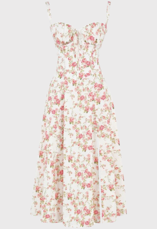 Women Midi Bustier Corset Sun Dress | Eilish