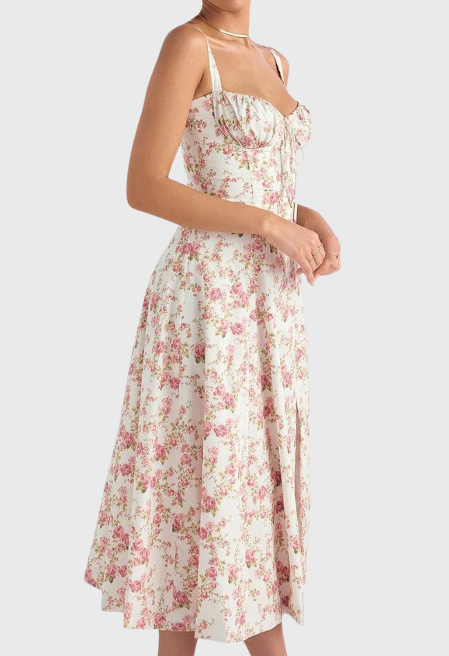 Women Midi Bustier Corset Sun Dress | Eilish