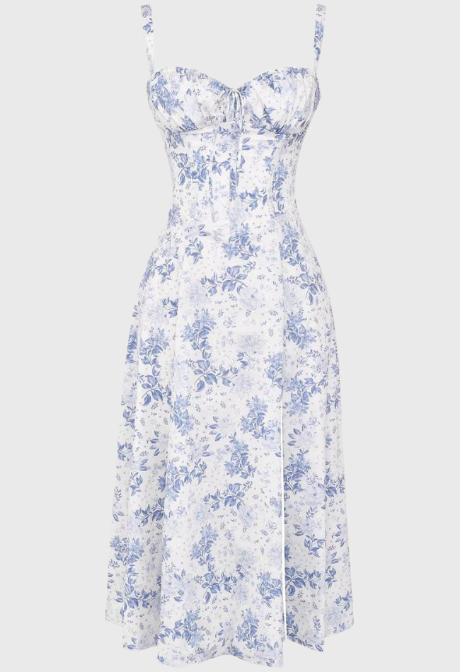 Women Midi Bustier Corset Sun Dress | Eilish