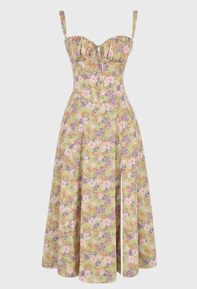Women Midi Bustier Corset Sun Dress | Eilish